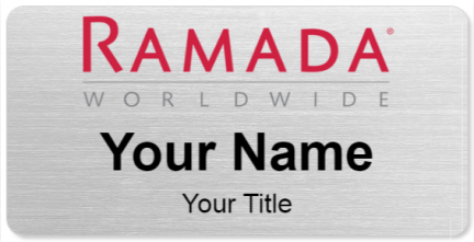Custom name badges for Ramada Worldwide