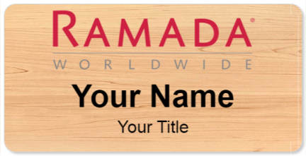 Custom name badges for Ramada Worldwide
