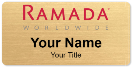 Custom name badges for Ramada Worldwide