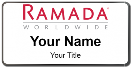 Custom name badges for Ramada Worldwide