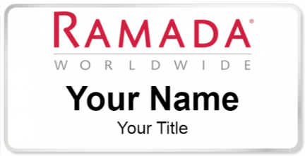 Custom name badges for Ramada Worldwide