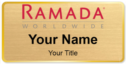 Custom name badges for Ramada Worldwide