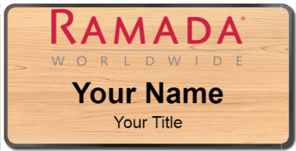 Custom name badges for Ramada Worldwide