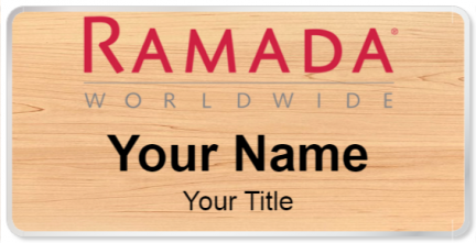 Custom name badges for Ramada Worldwide