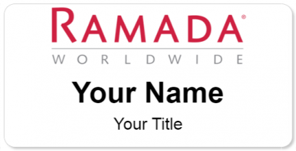 Custom name badges for Ramada Worldwide