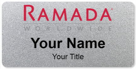 Custom name badges for Ramada Worldwide