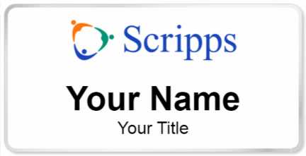 Custom name badges for Scripps Health