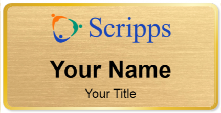 Custom name badges for Scripps Health