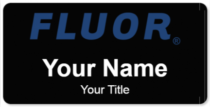 Custom name badges for Fluor Corp