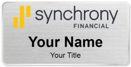 Custom name badges for Synchrony Financial