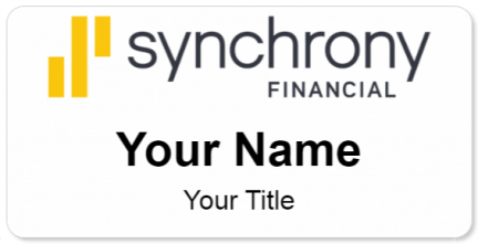 Custom name badges for Synchrony Financial