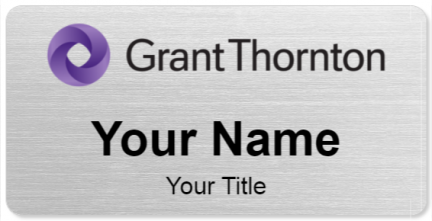 Custom name badges for Grant Thornton