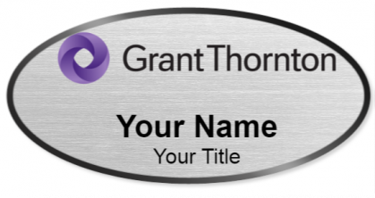 Custom name badges for Grant Thornton
