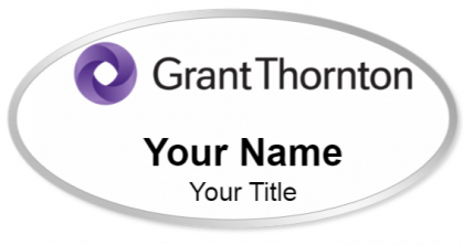 Custom name badges for Grant Thornton