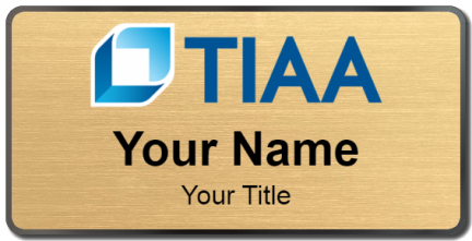 Custom name badges for TIAA