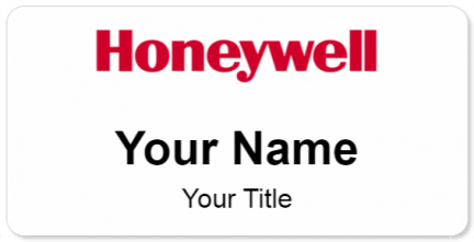 Custom name badges for Honeywell