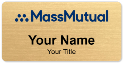 Custom name badges for Massachusetts Mutual Life Insurance