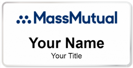 Custom name badges for Massachusetts Mutual Life Insurance