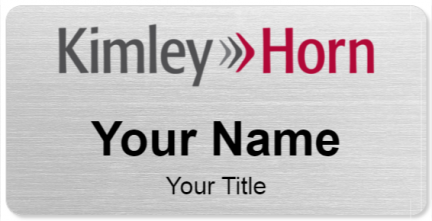 Custom name badges for Kimley Horn