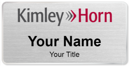 Custom name badges for Kimley Horn