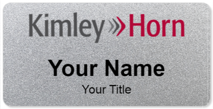 Custom name badges for Kimley Horn