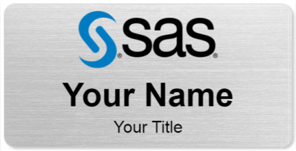 Custom name badges for SAS Institute Inc