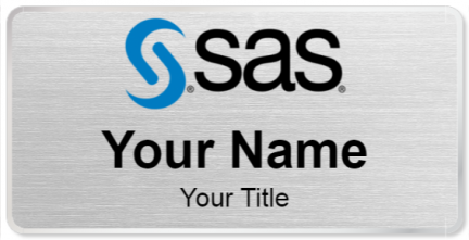 Custom name badges for SAS Institute Inc