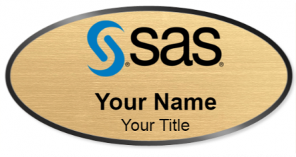 Custom name badges for SAS Institute Inc