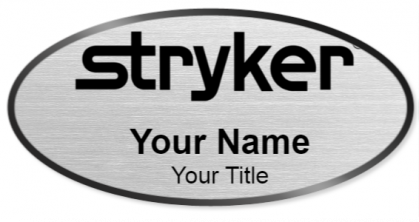 Custom name badges for Stryker Corporation