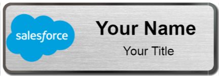 Custom name badges for Sales Force
