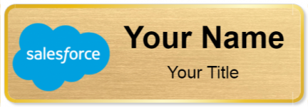 Custom name badges for Sales Force