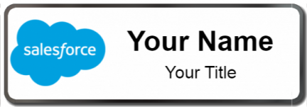 Custom name badges for Sales Force