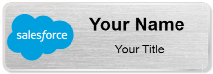 Custom name badges for Sales Force