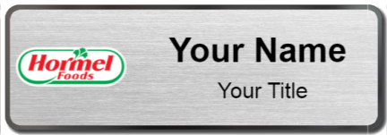 Custom name badges for Hormel Foods Corp