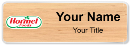 Custom name badges for Hormel Foods Corp