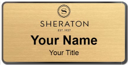 Custom name badges for Sheraton