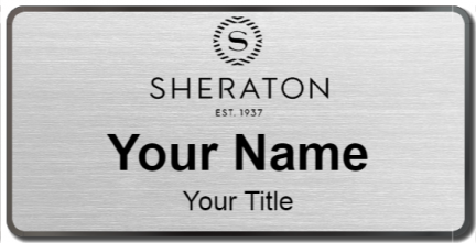 Custom name badges for Sheraton