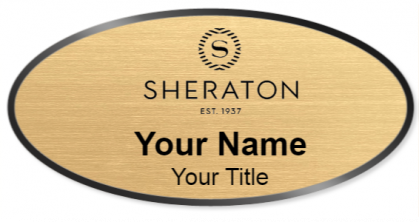 Custom name badges for Sheraton