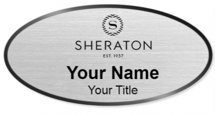 Custom name badges for Sheraton
