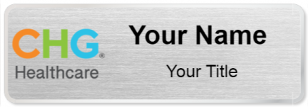 Custom name badges for CHG Healthcare Services