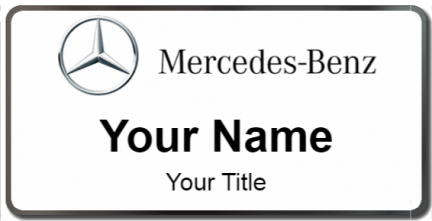 Custom name badges for Mercedes Benz