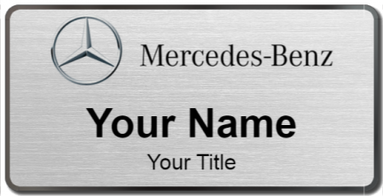 Custom name badges for Mercedes Benz