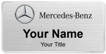 Custom name badges for Mercedes Benz Canada