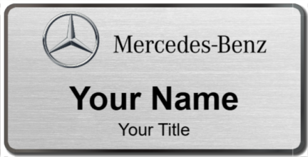 Custom name badges for Mercedes Benz Canada