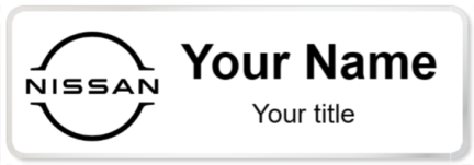 Custom name badges for Nissan USA