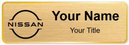 Custom name badges for Nissan USA