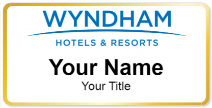 Custom name badges for Wyndham Hotel & Resort