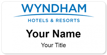 Custom name badges for Wyndham Hotel & Resort
