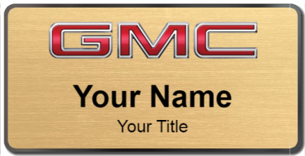 Custom name badges for GMC USA