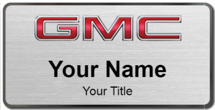 Custom name badges for GMC USA